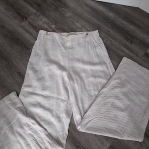 Michael Kors Beige Striped Pants